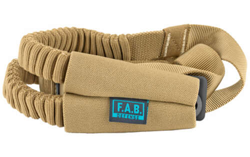 Slings Swivels F.A.B. Defense FAB DEF BUNGEE 1PT TACT SLING TAN